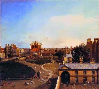 Canaletto : London, Whitehall and the Privy Garden